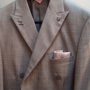 A Stacy Adams suit pass and jacket